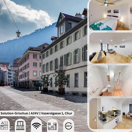 شقة Zentral Altstadt - Bahnhofsnah - - Bernina Express - Solution-grischun تشر