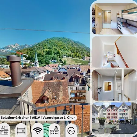 Zentral Altstadt - Bahnhofsnah - - Bernina Express - Solution-grischun * تشر