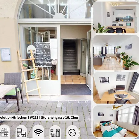 Apartment Zentral Altstadt - Bahnhofsnah - - Bernina Express - Solution-grischun