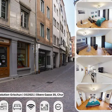 Apartment Zentral Altstadt - Bahnhofsnah - - Bernina Express - Solution-grischun Chur