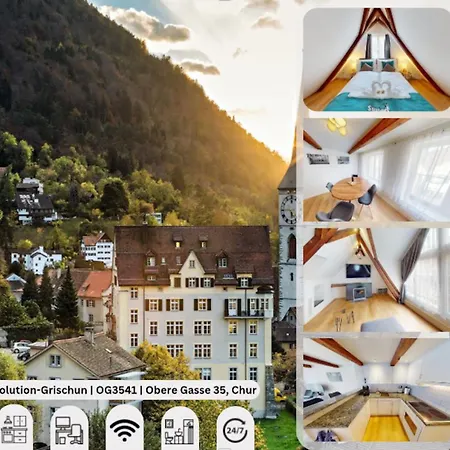 Apartment Zentral Altstadt - Bahnhofsnah - - Bernina Express - Solution-grischun Chur